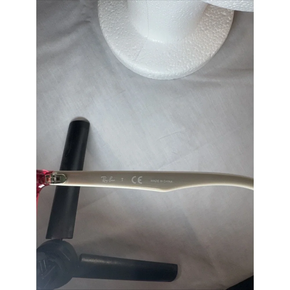 RAY-BAN JR RB1562 3747 Burgundy Crystal/Beige Eyeglasses‎ Frame 48-16-125